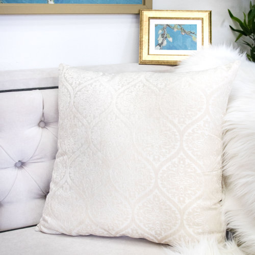 Kingray Home Textile Chenille Jacquard Throw Pillow & Reviews Wayfair